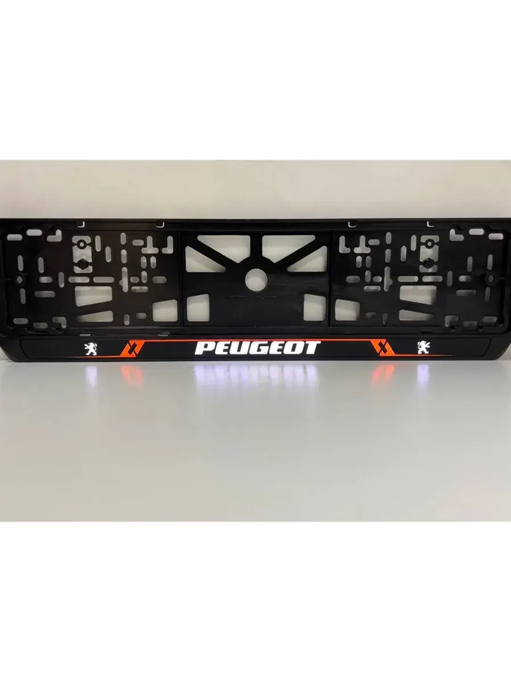 Рамка для номера с подсветкой RL. Peugeot.