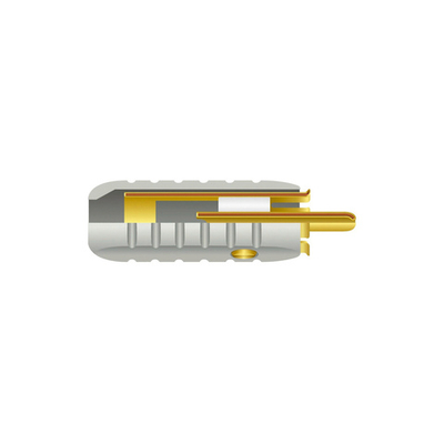 Wireworld Male Gold Tube RCA 6.5mm, коннектор RCA, позолоч., 6,5мм, (RCAM6.5MM)