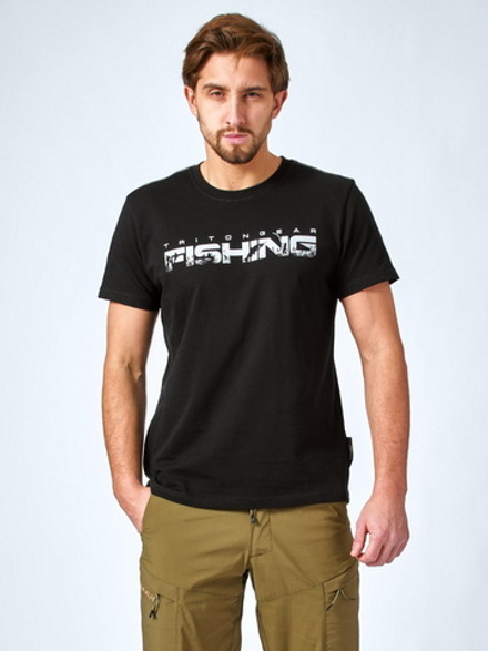 Футболка  "Fishing" TRITONGEAR черный