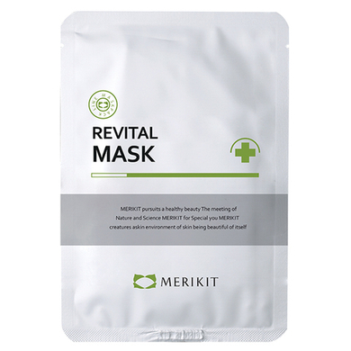 Merikit Тканевая маска возрождение кожи - MERIKIT Sheet Mask - Revital, 1 шт