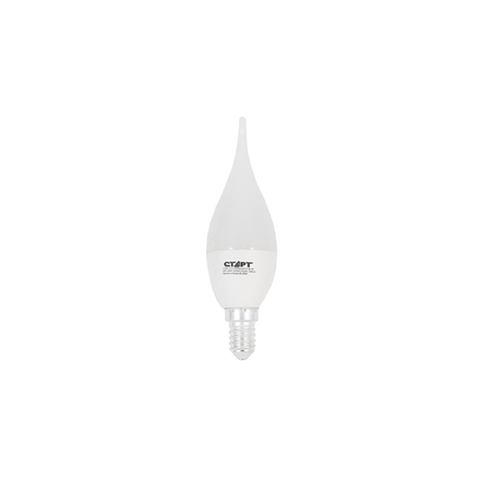 Лампа светодиодная LED Старт ECO Свеча на ветру, E14, 7 Вт, 4000 K, холодный свет