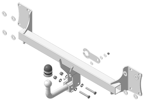 Фаркоп Motodor ОЦИНКОВАННЫЙ BMW X5 E-70, F15, X6 F16 (оцинк. Шар) арт.90205-A