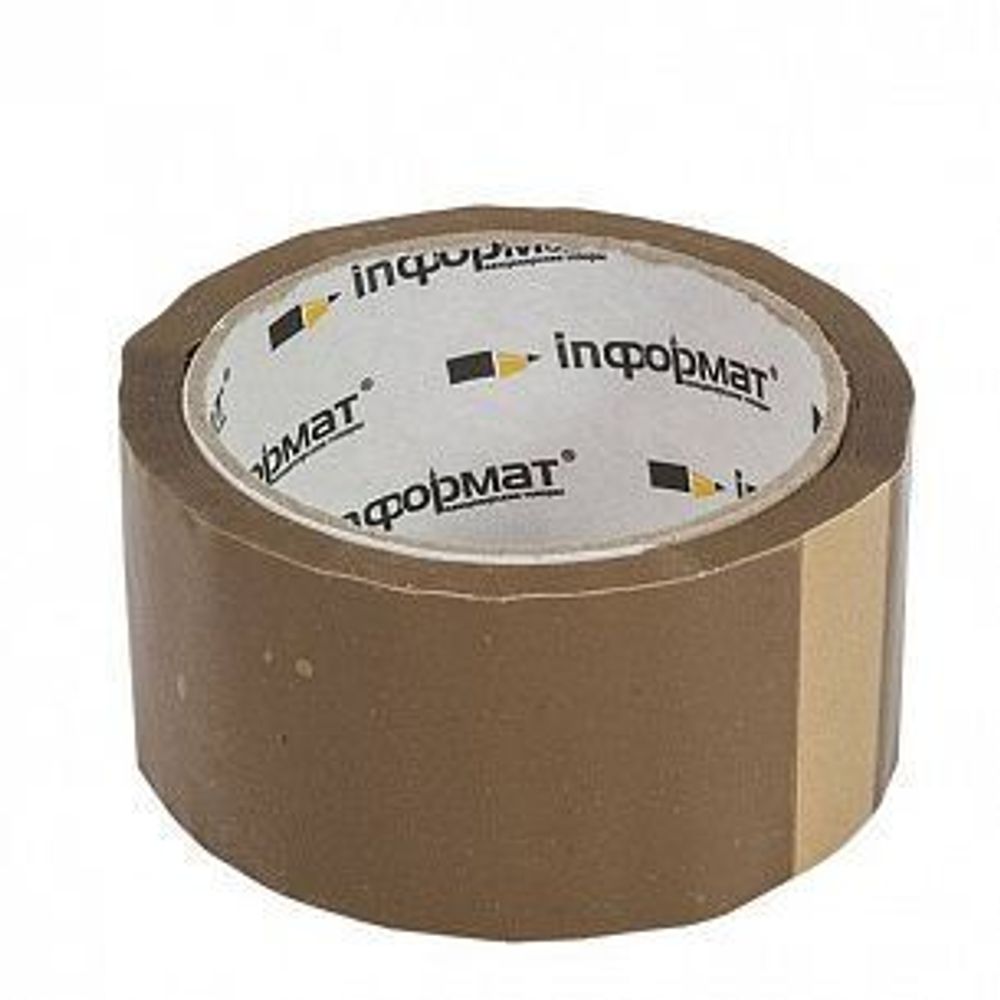 Клейк.лента упак. inФОРМАТ 50 мм 66,00 м 40 мкм корич.