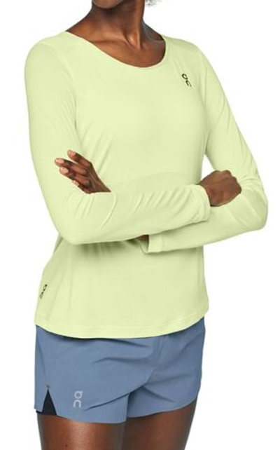 Женская теннисная футболка (dł. Рукава) ON The Roger Performance Long-T - hay