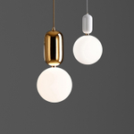 Pendant design lamp Aballs  by Parachilna (Gold,  D20)