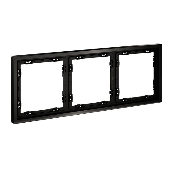 Рамка металлическая на 3 поста, S70 Metal (антрацит)