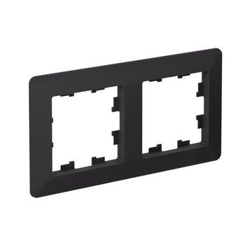 Рамка 2-м AtlasDesign Air карбон/дым. черн. SE ATN221002