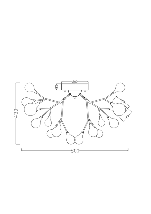 Люстра Freya FR5068CL-27B