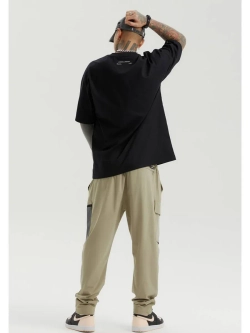 Брюки-карго с сетчатым карманом