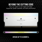 Оперативная память CORSAIR Dominator Titanium RGB, 32 Гб DDR5 (2x16 Гб), CL32, 6400 МГц, Белая (CMP32GX5M2B6400C32W)