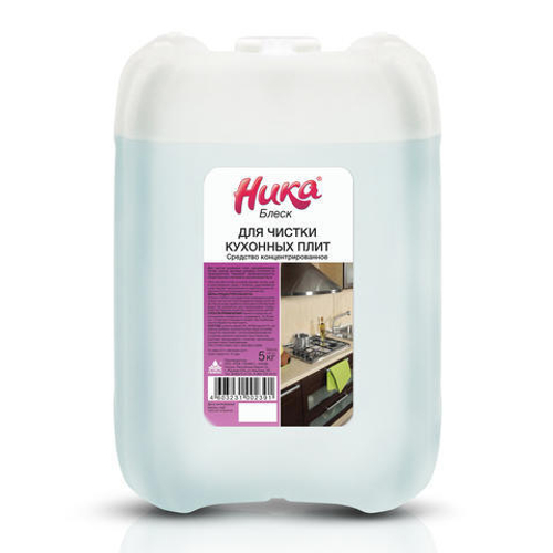 Средство для чистки плит, духовок, грилей от жира/нагара 5кг НИКА "Блеск", концентрат, ш/к
