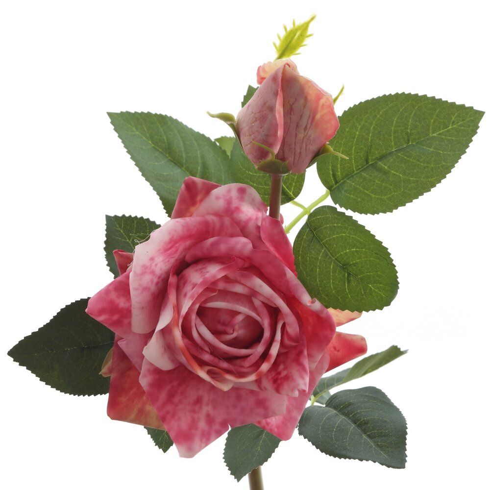 GAEM Цветок искусственный "Роза" (Real Touch), L18 W16 H68 см