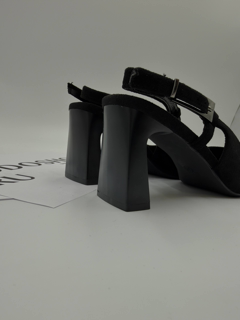 Туфли женские экокожа арт. 331-7 цвет "чёрный"