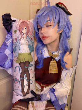 Мини дакимакура Мику Накано из Пять невест арт. M0814, 60х20 см