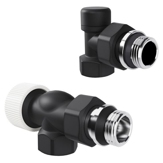 Набор термостатический осевой Royal Thermo Design 1/2quot;М30х1,5 (Черный)