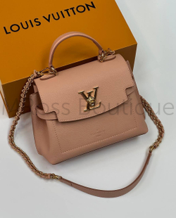 Розовая сумка Lockme Ever Mini Louis Vuitton премиум класса