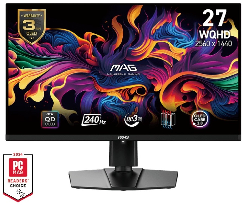 Монитор 26" MSI MAG 271QPX QD-OLED E2 черный