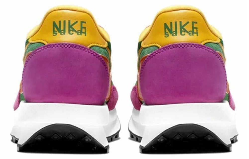 Кроссовки Sacai X Nike Waffle Pine Gree