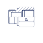 Соединение PF BSP 3/4 - BSP 3/4 L32