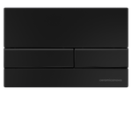 Комплект подвесной безободковый унитаз Ceramica Nova Metropol Rimless CN4002MB с микролифтом + система инсталляции Envision CN1002B с кнопкой смыва Flat черный матовый и шумоизоляционной панелью