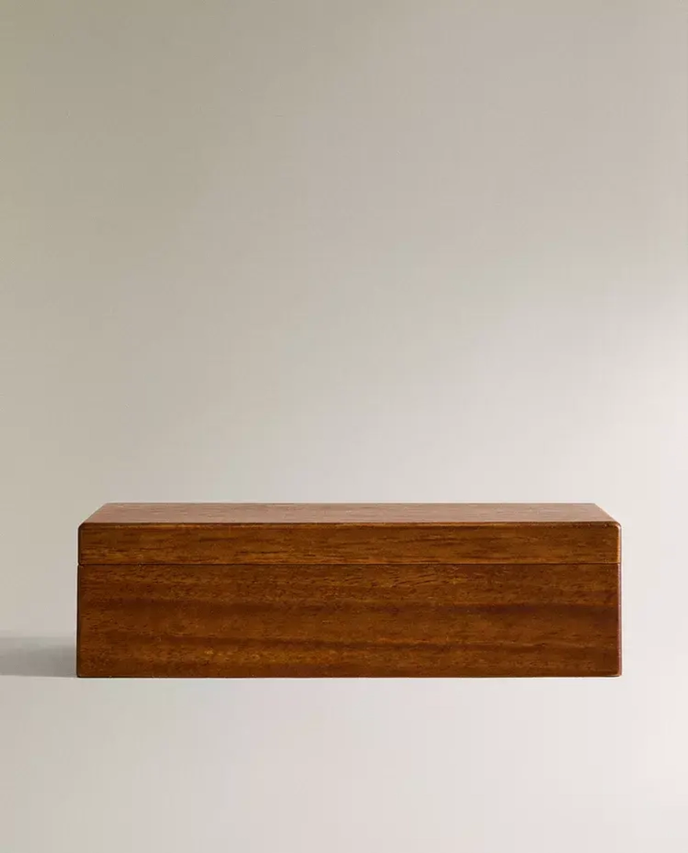 ZARA HOME ДЕРЕВЯННАЯ ШКАТУЛКА, КОРИЧНЕВЫЙ