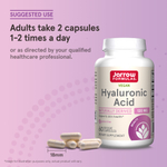 Jarrow Formulas, Веганская гиалуроновая кислота, 60 растительных капсул