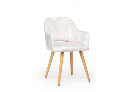 Стул деревянный Woodville Эолин светло-бежевый (simple 011), светлое дерево, ножки натуральные