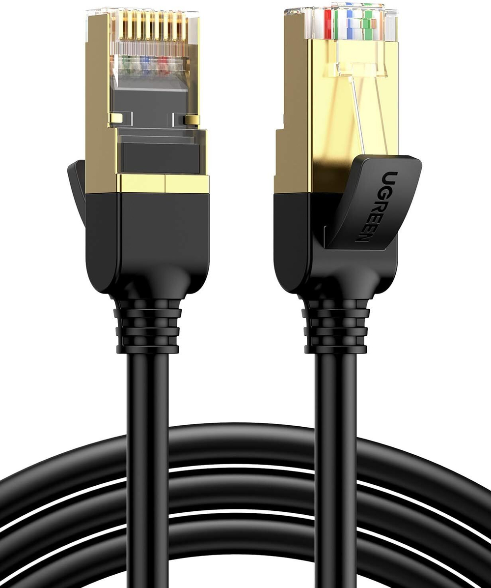 Патч корд 7 Cat, F/FTP, 1m, UGREEN 11268
