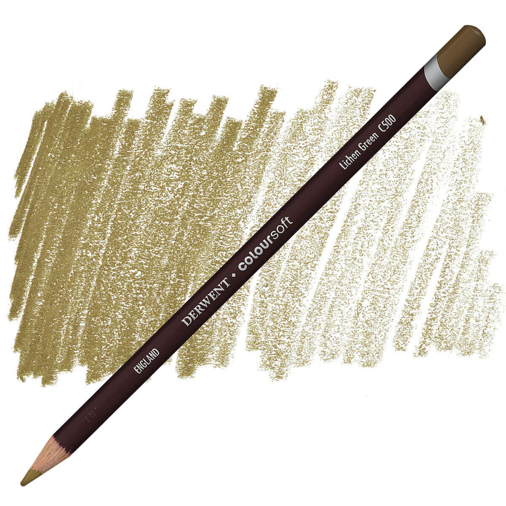 Derwent Coloursoft. C500 Lichen Green