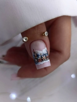 Lucky Rose Слайдеры наклейки для длинных ногтей 371