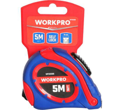 Рулетка WORKPRO пластмассовая 5м(16фут)*19мм самоблокирующаяся WP261006