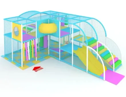 Детский игровой лабиринт «Морской» (4,9*11*3,2 м)