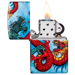 Зажигалка Zippo 49354 Dragon Design, White Matte