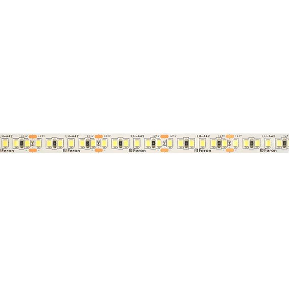 Светодиодная лента Feron 16W/m 180LED/m 2835SMD 3000К 30M LS502 53089