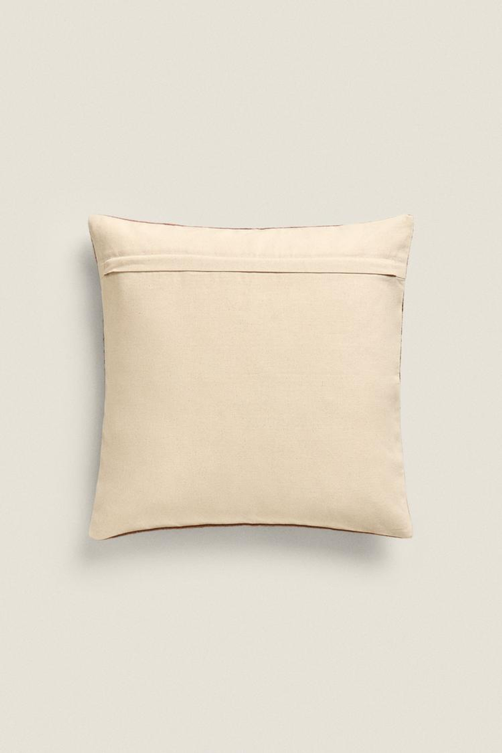 ZARA HOME ЧЕХОЛ НА ПОДУШКУ С ГЕОМЕТРИЧЕСКИМ ПРИНТОМ, СВЕТЛО-РОЗОВЫЙ