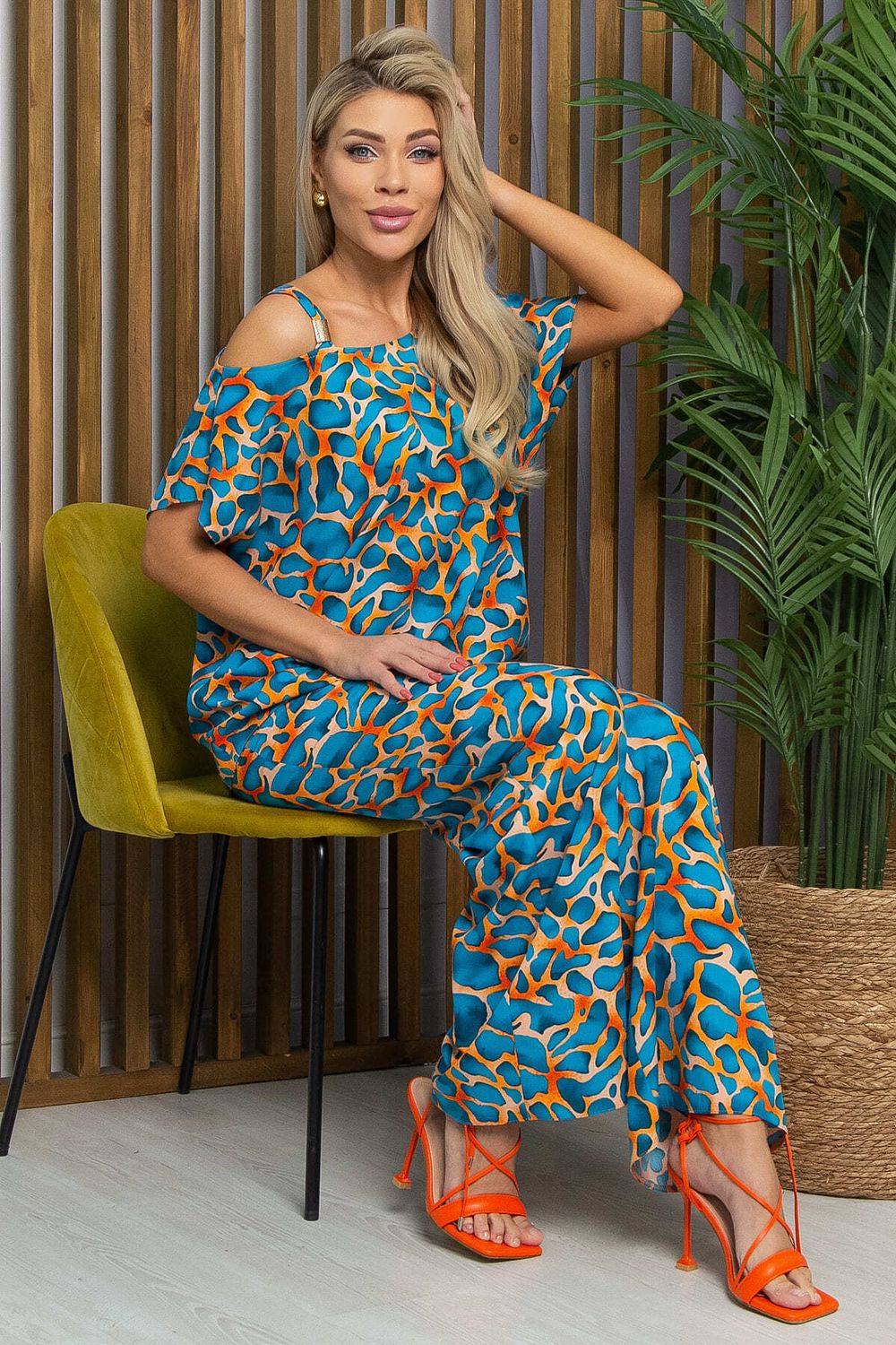 Костюм Асвари (голубо-оранжевый) К13457-5М LT Collection