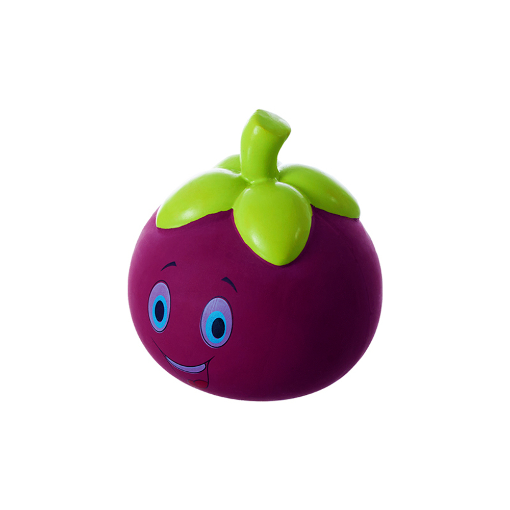 Игрушка латекс "Тропический фрукт Мангустин" 8,5 см