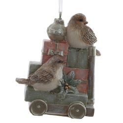 GAEM Фигурка декоративная подвесная "Птички", 2в., L6,5 W3,5 H8,5 см, 2в.