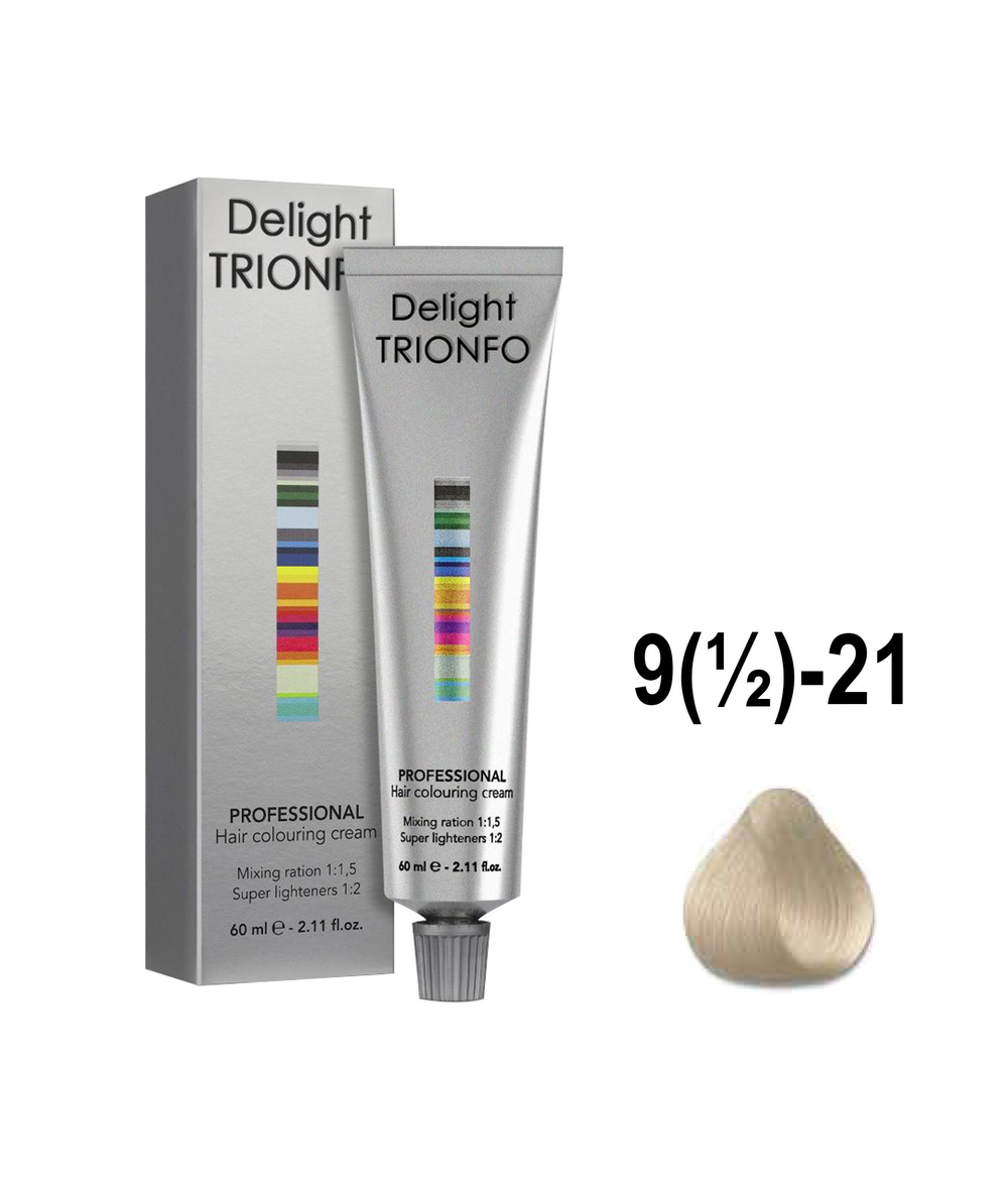 ДТ 9-1/2-21 стойкая крем-краска для волос Пепельно-жемчужный 60 мл   НОВЫЙ ОТТЕНОК