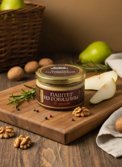 Паштет из говядины с грушей