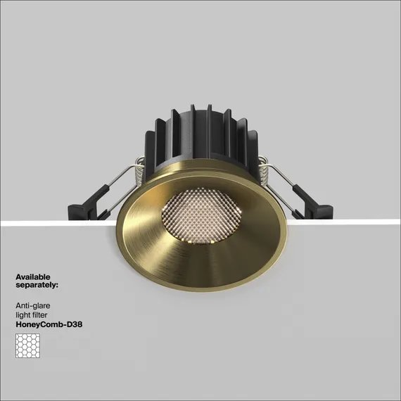 Встраиваемый светильник Раунд / Round 12 Вт 4000 К 60° Technical dl058-12w4k-bs