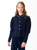 Кардиган для девочки AT1405 синий