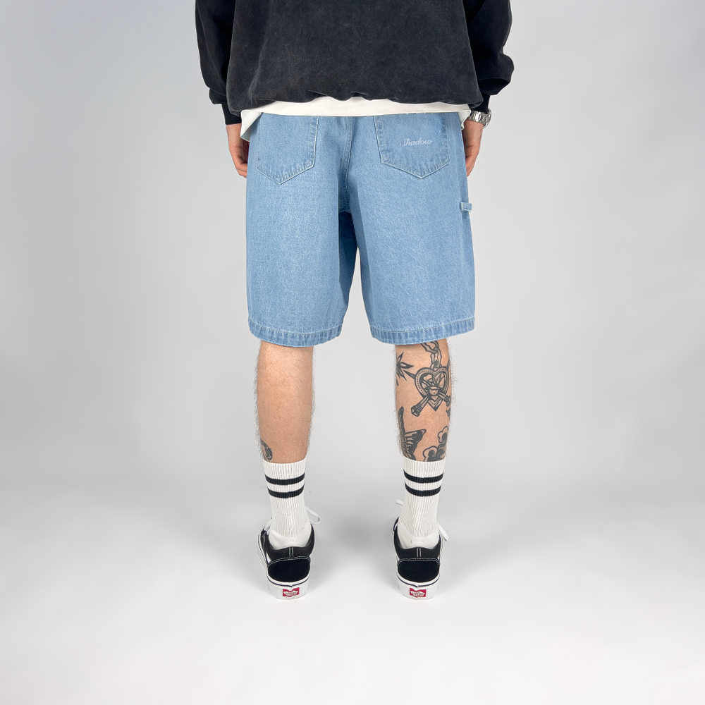 Шорты джинсовые SHADOW DENIM голубые