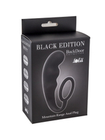 Эрекционное кольцо с анальной пробкой Mountain Range Anal Plug Black (12 см , черный) (Цвет: черный)