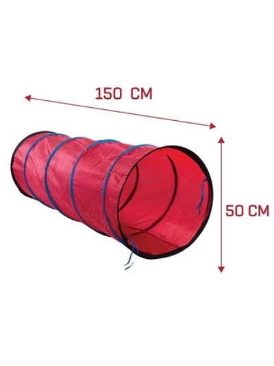 Тоннель игровой 150х50 красный