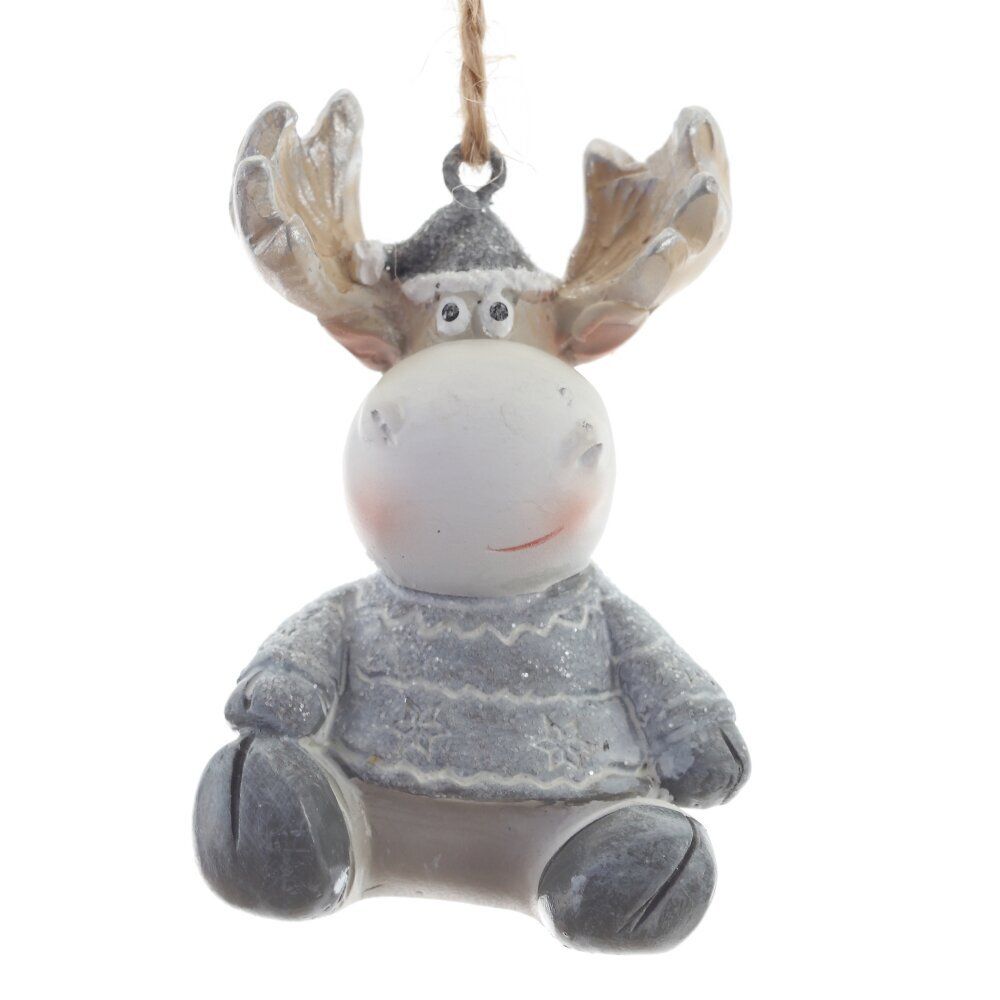 GAEM Фигурка декоративная подвесная "Олень", L4 W4 H5 см, 2в.