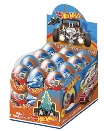 Шоколадное яйцо Hot Wheels