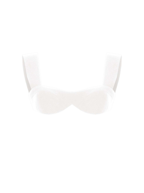 Топ-бра с широкими лямками