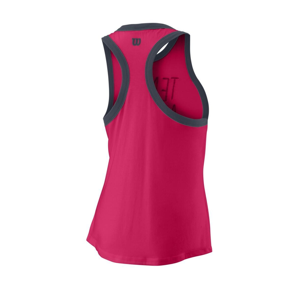 Женский топ теннисный Wilson Tennis Anyone Tech Tank W - Розовый