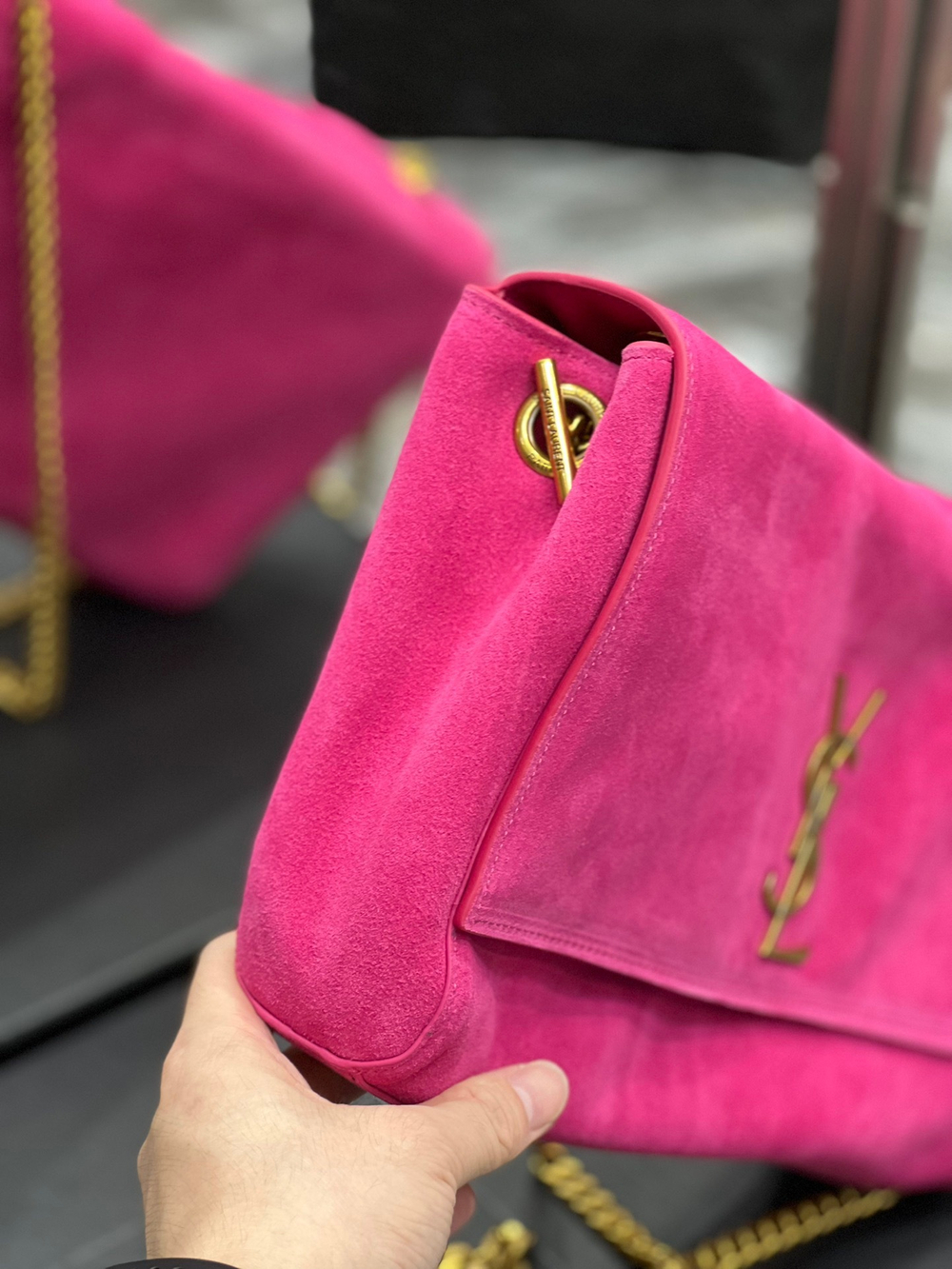 Saint Laurent Kate Medium Reversible Chain Bag 28 cm